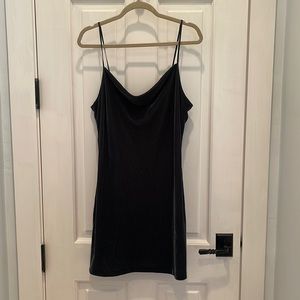 Emerald Banana Republic Velvet Dress